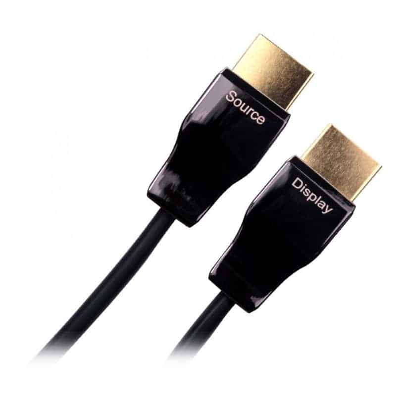 (image for) Progressiverobot 20m Black Armoured Active Optical HDMI 2.1 Cable